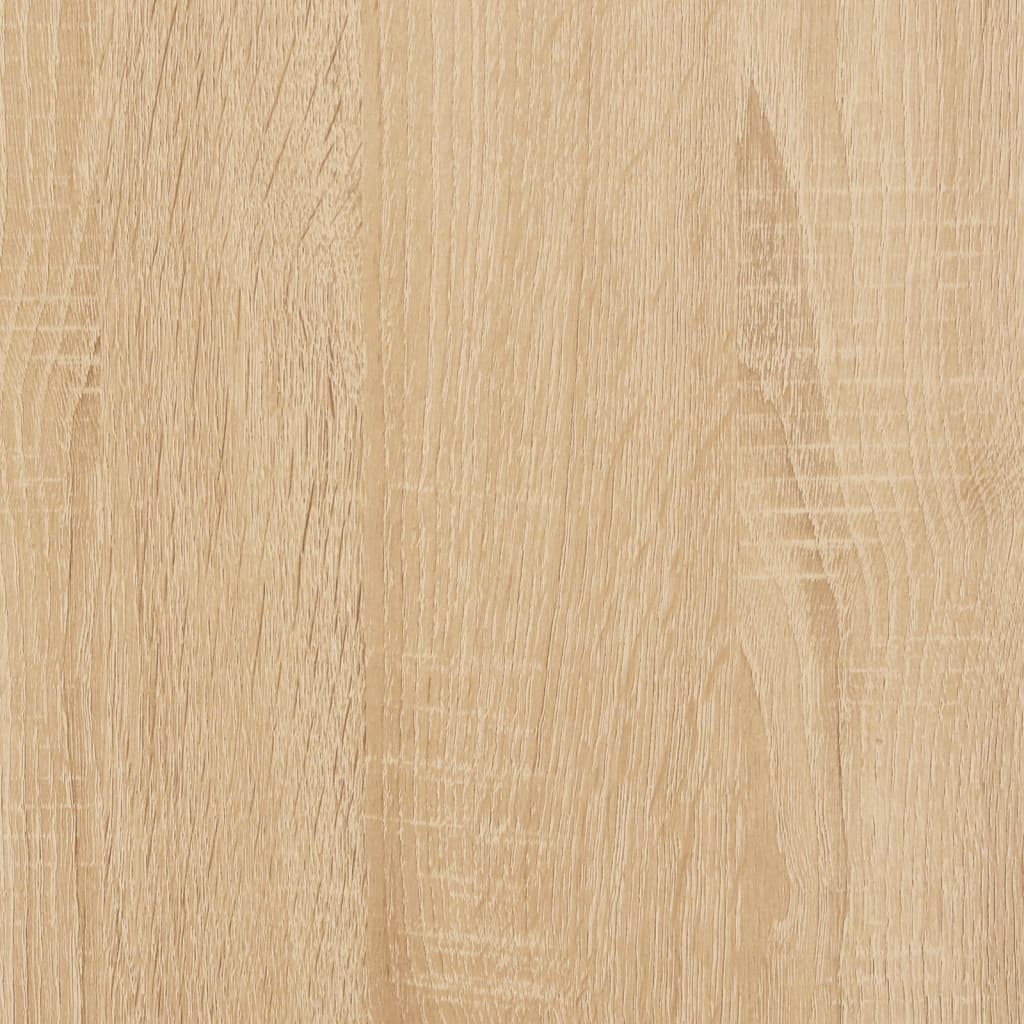 Platenkast 100x38x48 cm bewerkt hout sonoma eikenkleurig Cd- & dvd-kasten | Creëer jouw Trendy Thuis | Gratis bezorgd & Retour | Trendy.nl
