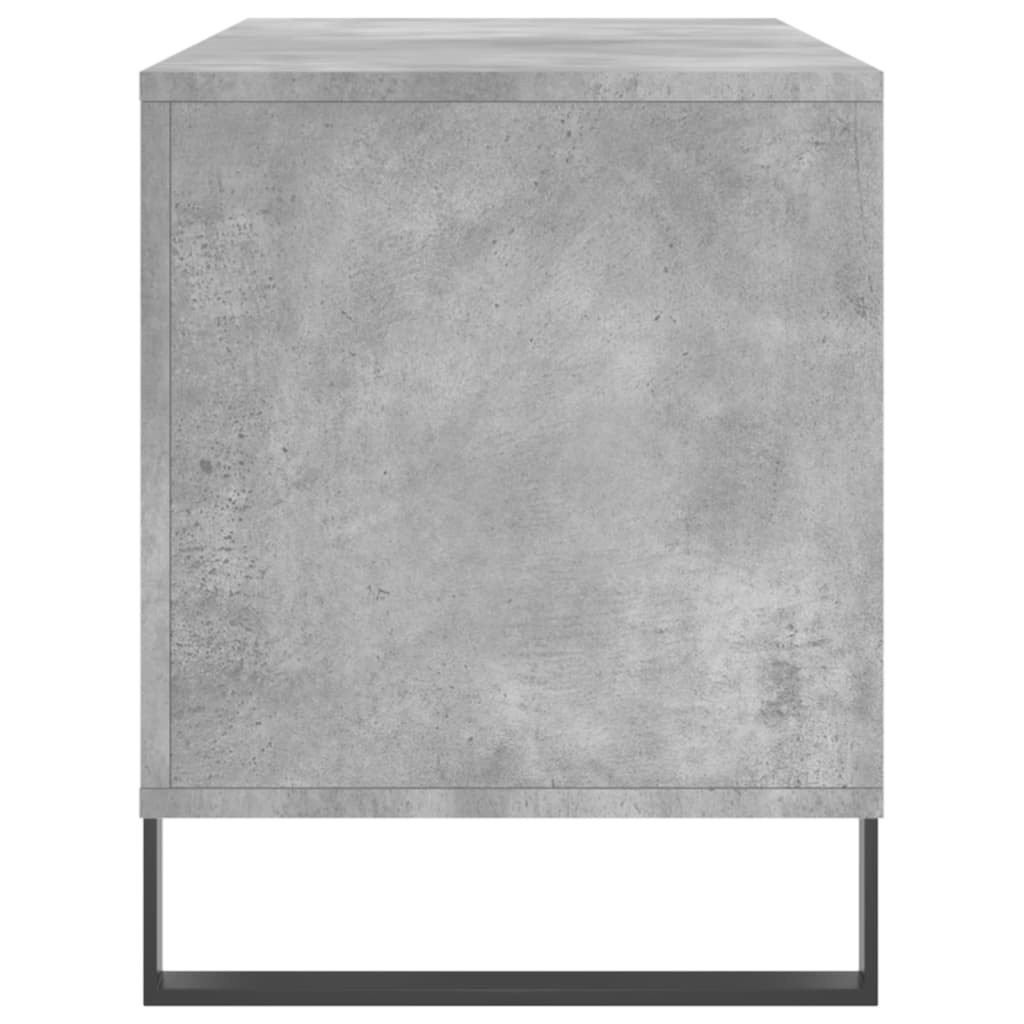 Platenkast 100x38x48 cm bewerkt hout betongrijs Cd- & dvd-kasten | Creëer jouw Trendy Thuis | Gratis bezorgd & Retour | Trendy.nl