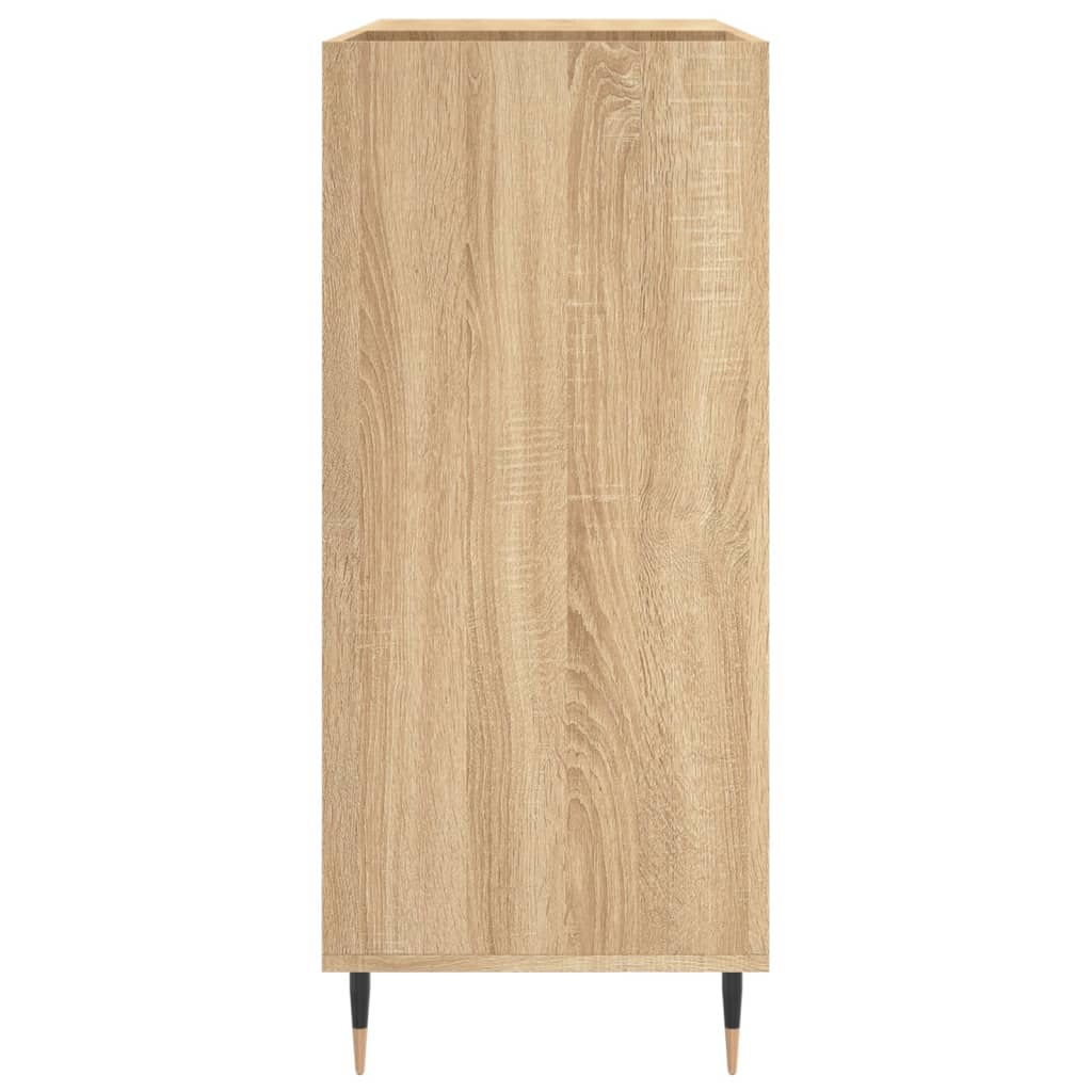 Platenkast 84,5x38x89 cm bewerkt hout sonoma eikenkleurig Cd- & dvd-kasten | Creëer jouw Trendy Thuis | Gratis bezorgd & Retour | Trendy.nl