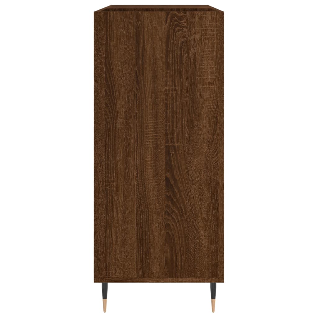 Platenkast 84,5x38x89 cm bewerkt hout bruin eikenkleur Cd- & dvd-kasten | Creëer jouw Trendy Thuis | Gratis bezorgd & Retour | Trendy.nl