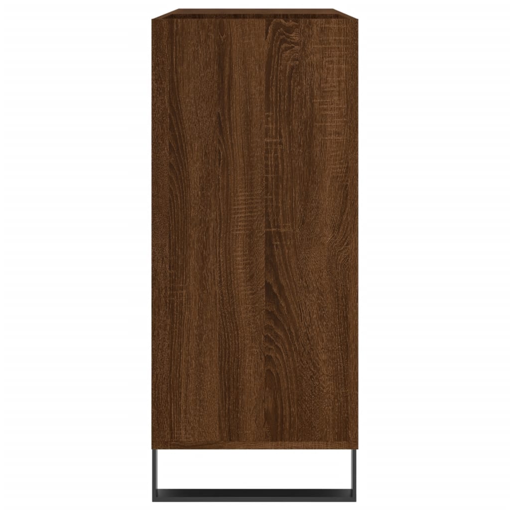 Platenkast 84,5x38x89 cm bewerkt hout bruin eikenkleur Cd- & dvd-kasten | Creëer jouw Trendy Thuis | Gratis bezorgd & Retour | Trendy.nl