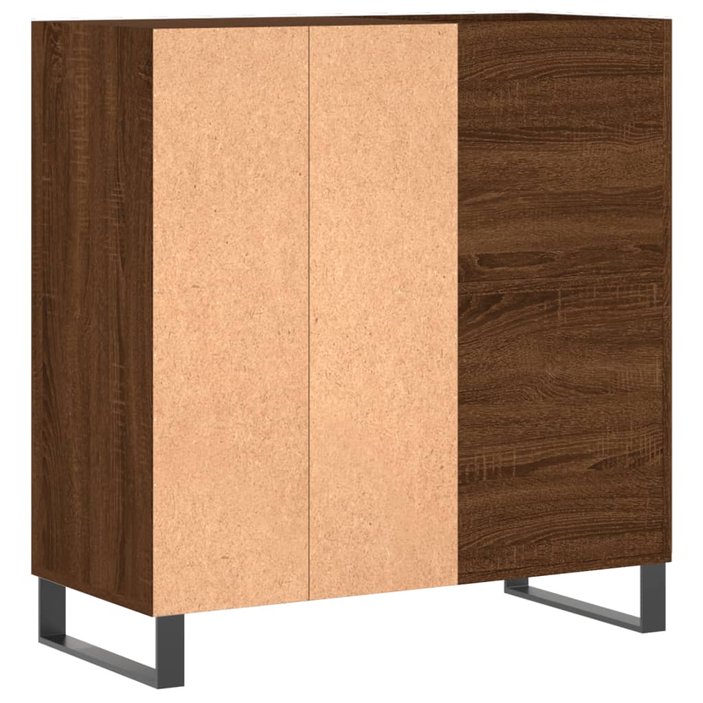 Platenkast 84,5x38x89 cm bewerkt hout bruin eikenkleur Cd- & dvd-kasten | Creëer jouw Trendy Thuis | Gratis bezorgd & Retour | Trendy.nl