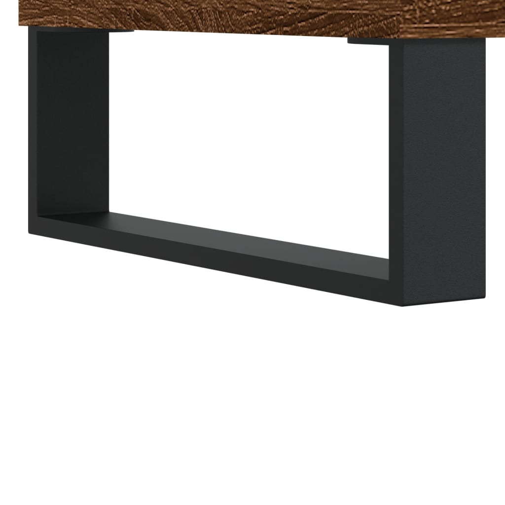 Platenkast 84,5x38x89 cm bewerkt hout bruin eikenkleur Cd- & dvd-kasten | Creëer jouw Trendy Thuis | Gratis bezorgd & Retour | Trendy.nl