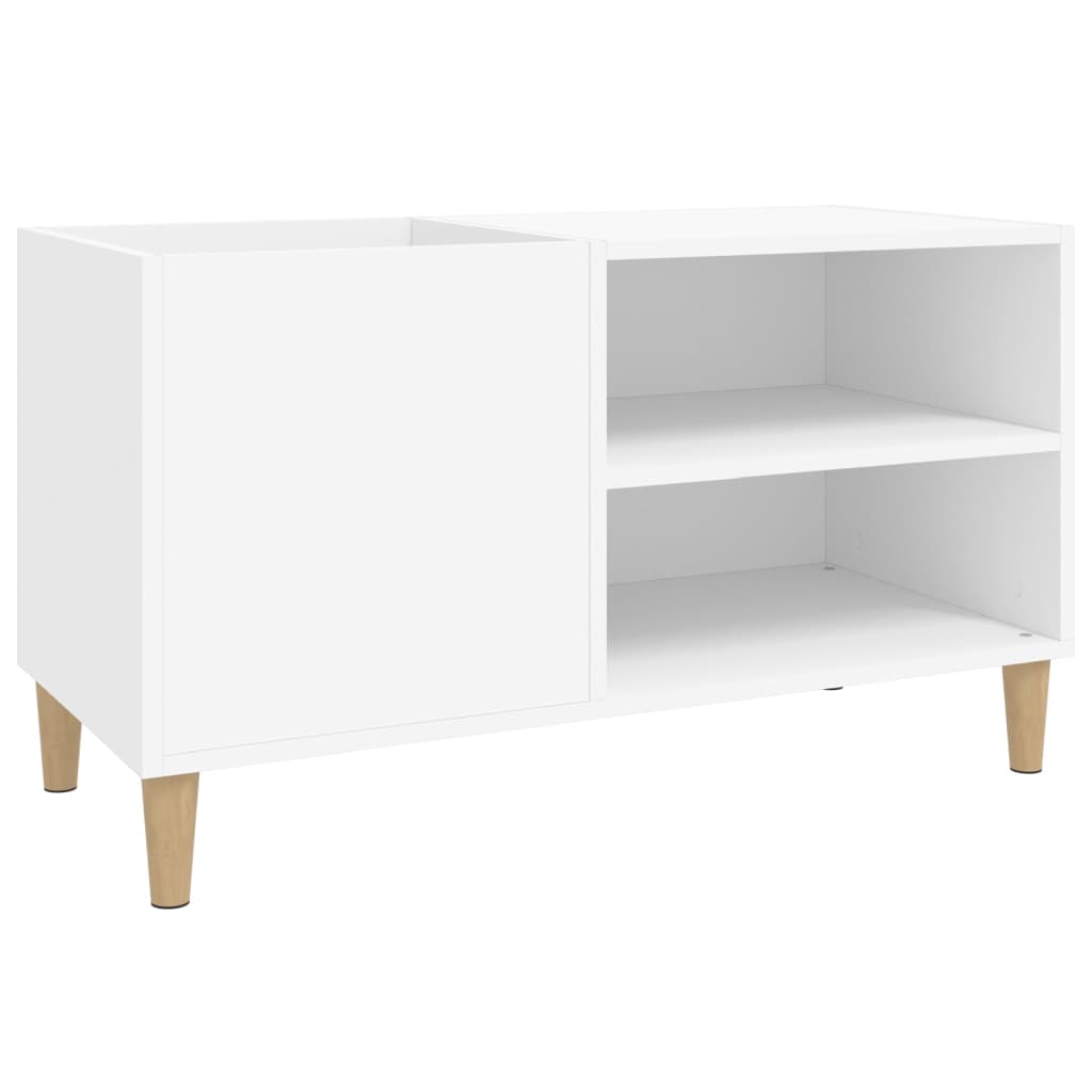 Platenkast 84,5x38x48 cm bewerkt hout wit Cd- & dvd-kasten | Creëer jouw Trendy Thuis | Gratis bezorgd & Retour | Trendy.nl