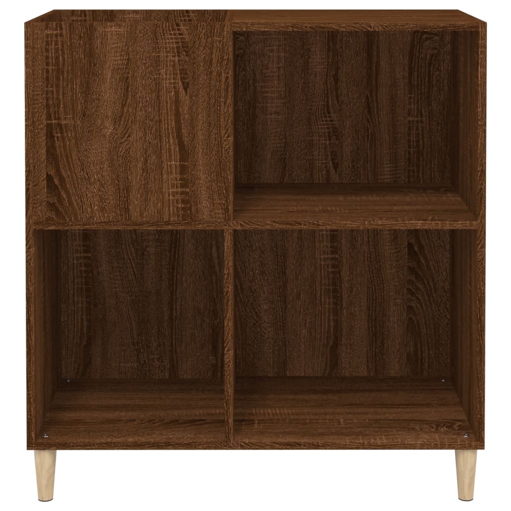 Platenkast 84,5x38x89 cm bewerkt hout bruin eikenkleur Cd- & dvd-kasten | Creëer jouw Trendy Thuis | Gratis bezorgd & Retour | Trendy.nl