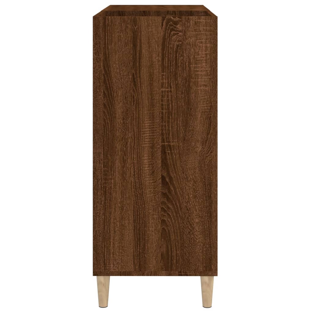 Platenkast 84,5x38x89 cm bewerkt hout bruin eikenkleur Cd- & dvd-kasten | Creëer jouw Trendy Thuis | Gratis bezorgd & Retour | Trendy.nl