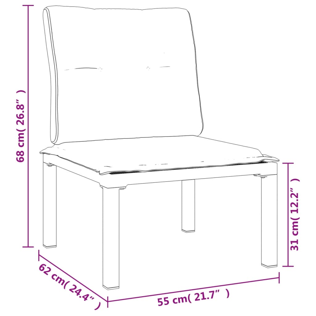 5-delige Loungeset poly rattan zwart en grijs Tuinsets | Creëer jouw Trendy Thuis | Gratis bezorgd & Retour | Trendy.nl