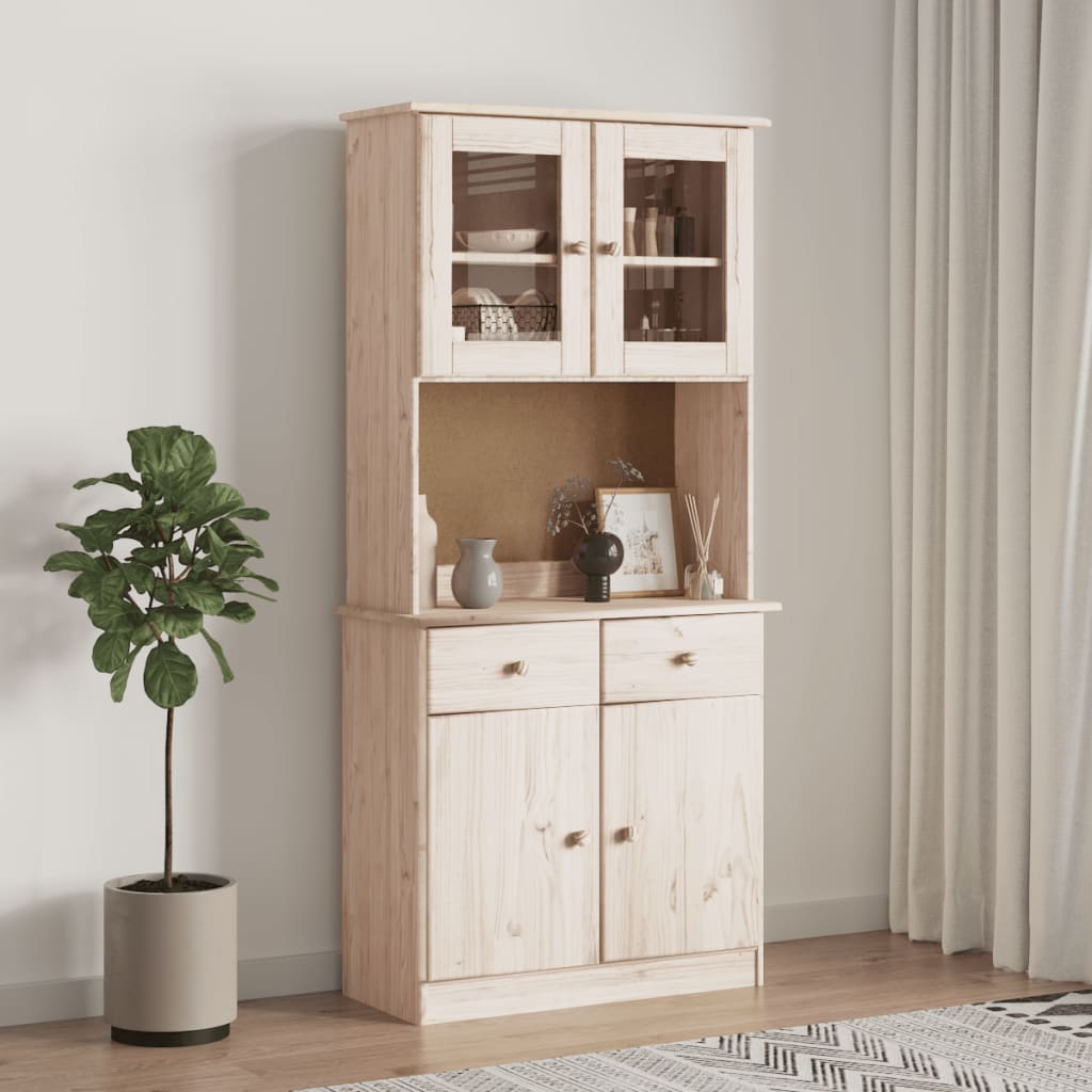 Opzetkast ALTA 77x30x92 cm massief grenenhout Dressoirs & buffetkasten | Creëer jouw Trendy Thuis | Gratis bezorgd & Retour | Trendy.nl