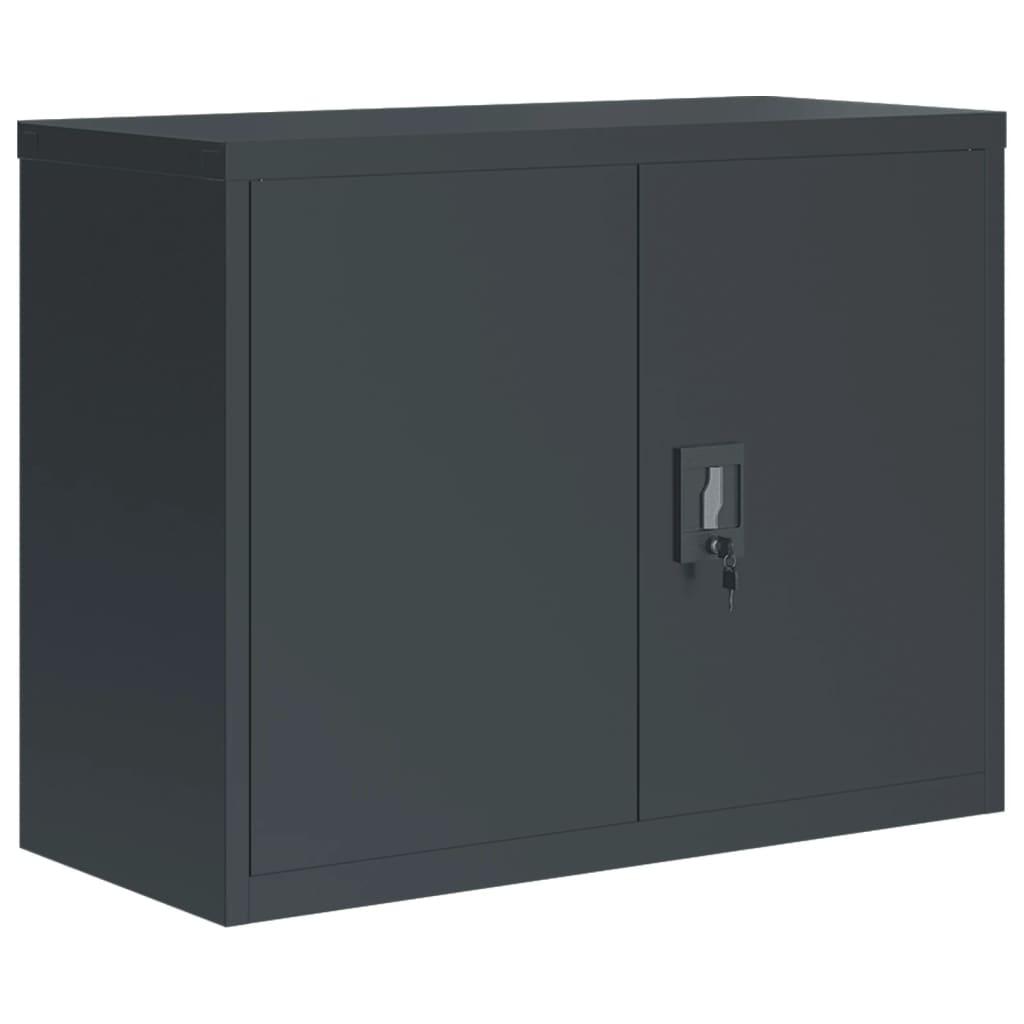 Archiefkast 90x40x70 cm staal antracietkleurig Archiefkasten | Creëer jouw Trendy Thuis | Gratis bezorgd & Retour | Trendy.nl