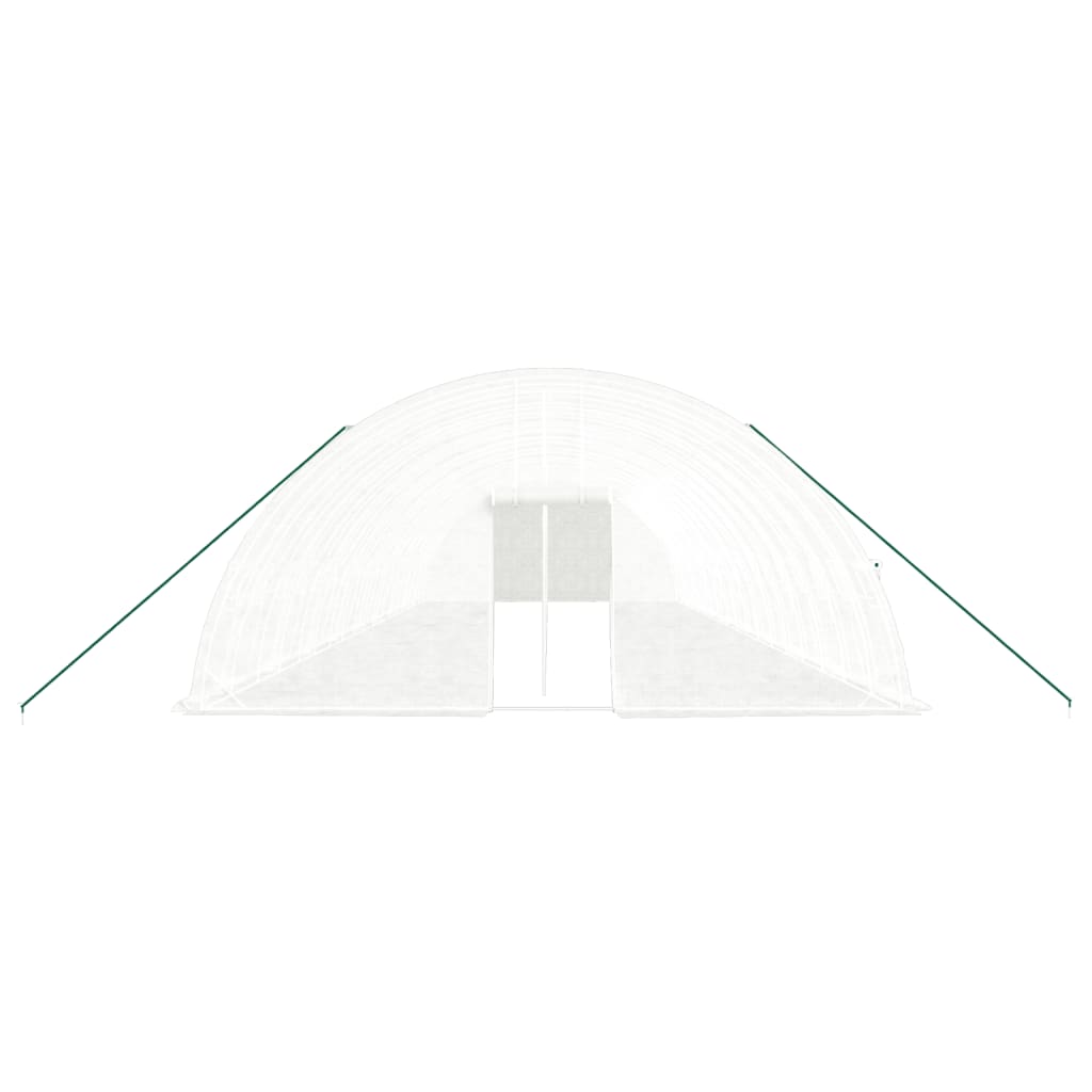 Tuinkas met stalen frame 108 m² 18x6x2,85 m wit Tuinkassen | Creëer jouw Trendy Thuis | Gratis bezorgd & Retour | Trendy.nl