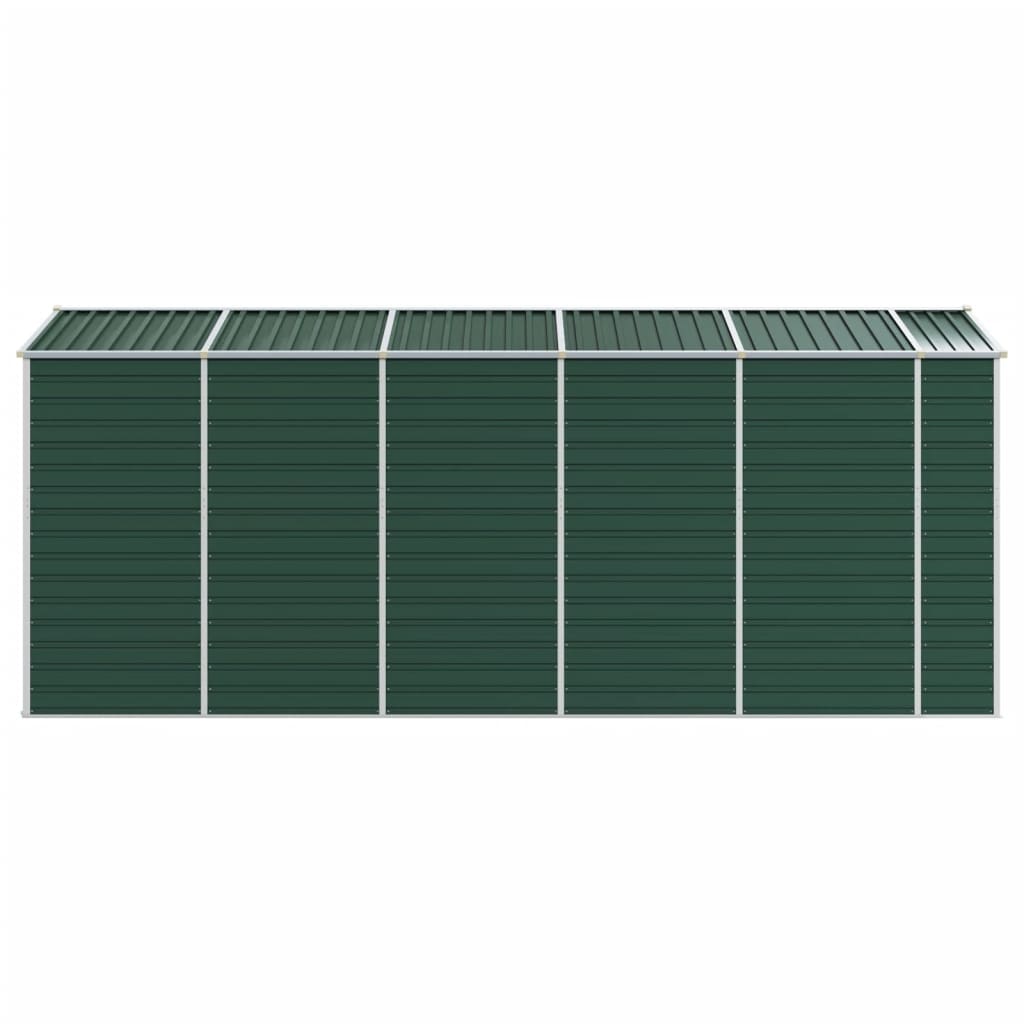 Tuinschuur 191x470x198 cm gegalvaniseerd staal groen Tuinhuizen | Creëer jouw Trendy Thuis | Gratis bezorgd & Retour | Trendy.nl