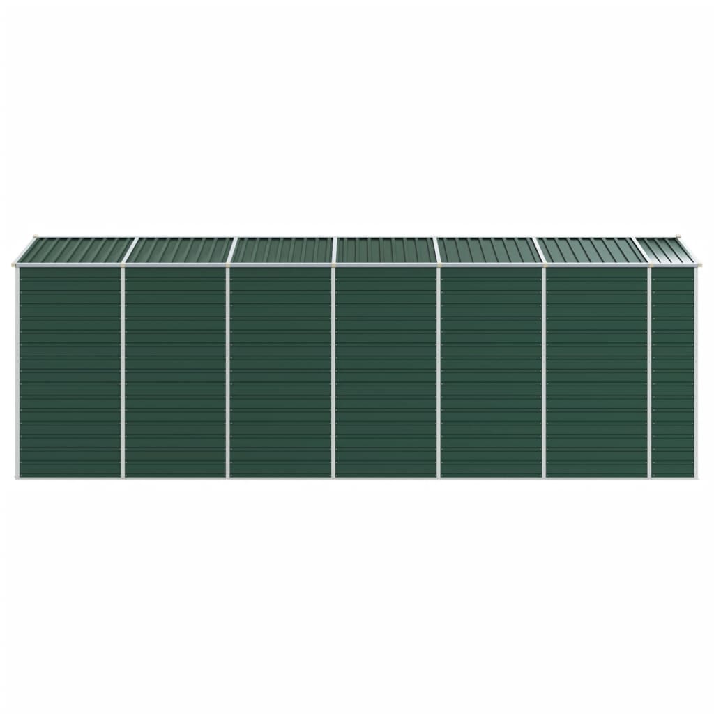 Tuinschuur 191x555x198 cm gegalvaniseerd staal groen Tuinhuizen | Creëer jouw Trendy Thuis | Gratis bezorgd & Retour | Trendy.nl