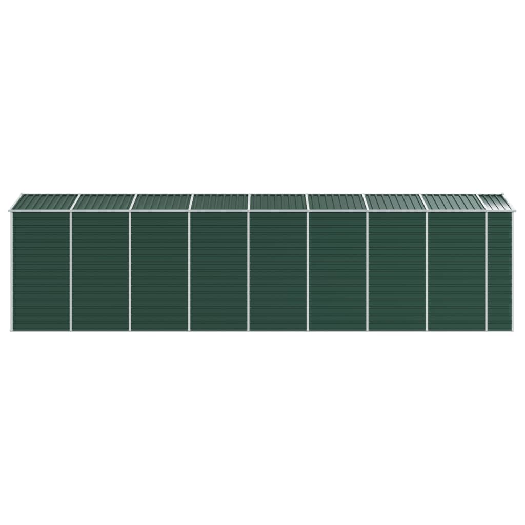 Tuinschuur 191x725x198 cm gegalvaniseerd staal groen Tuinhuizen | Creëer jouw Trendy Thuis | Gratis bezorgd & Retour | Trendy.nl