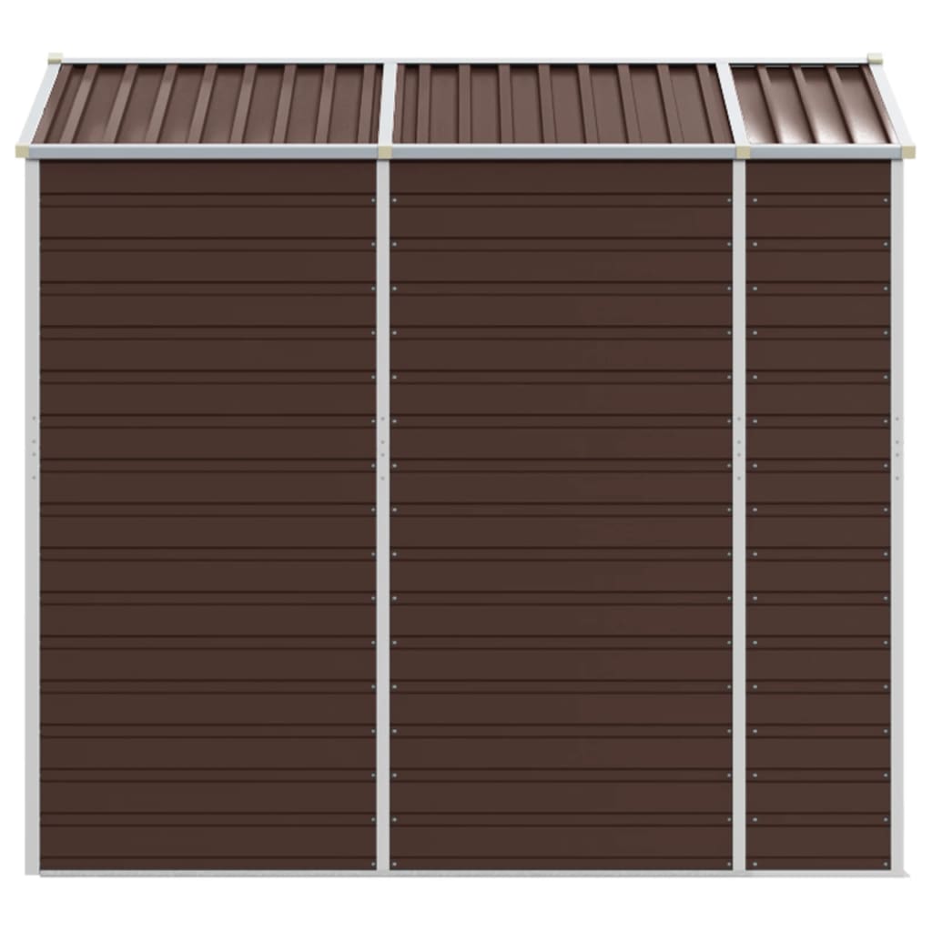 Tuinschuur 191x215x198 cm gegalvaniseerd staal bruin Tuinhuizen | Creëer jouw Trendy Thuis | Gratis bezorgd & Retour | Trendy.nl