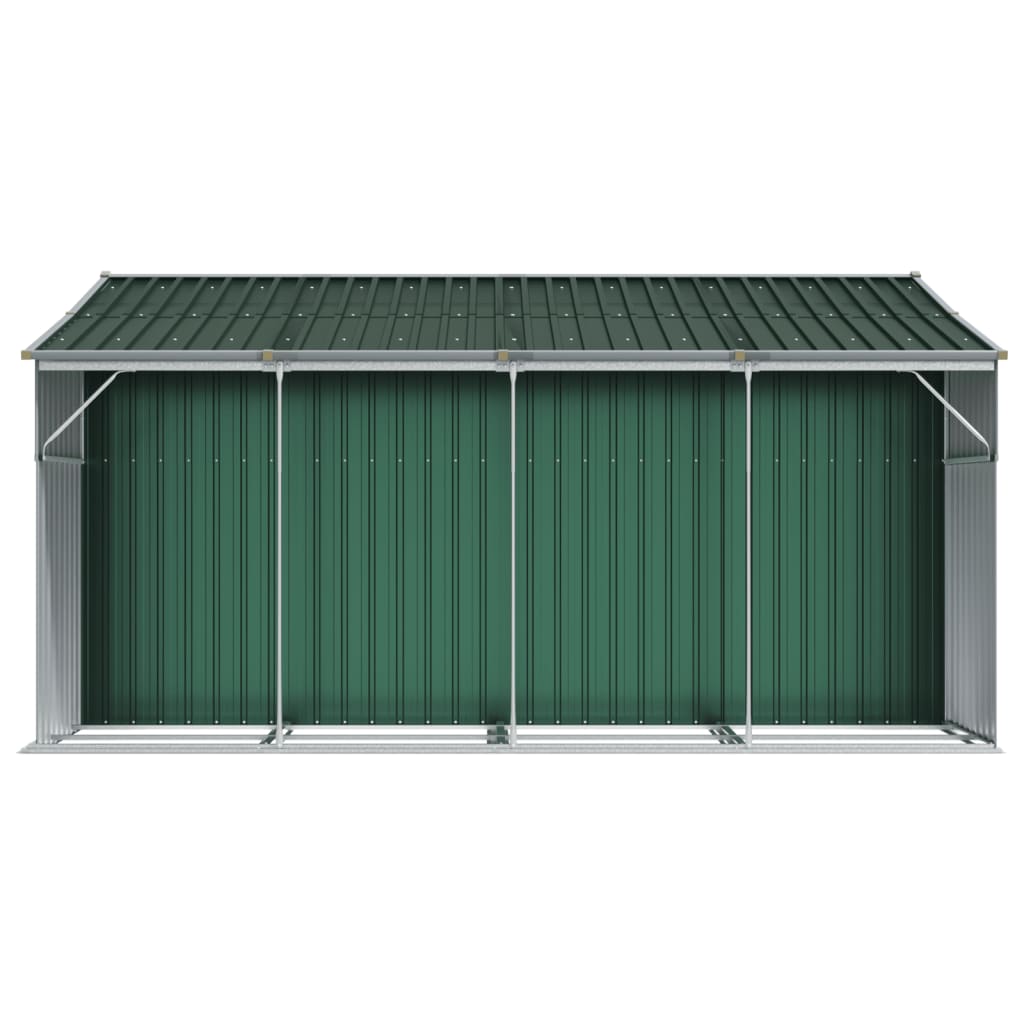 Tuinschuur 277x365,5x179 cm gegalvaniseerd staal groen Tuinhuizen | Creëer jouw Trendy Thuis | Gratis bezorgd & Retour | Trendy.nl