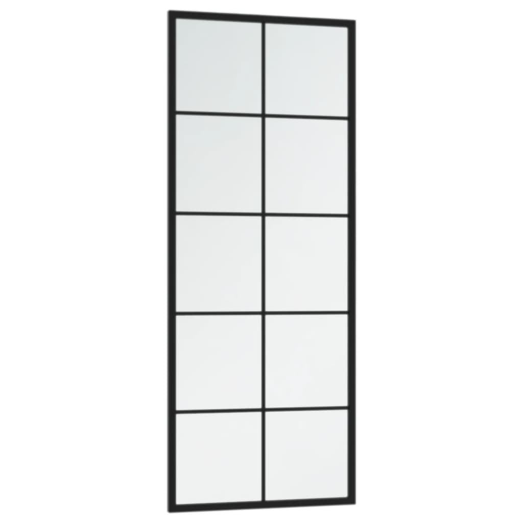 Wandspiegels 2 st 100x40 cm metaal zwart Spiegels | Creëer jouw Trendy Thuis | Gratis bezorgd & Retour | Trendy.nl