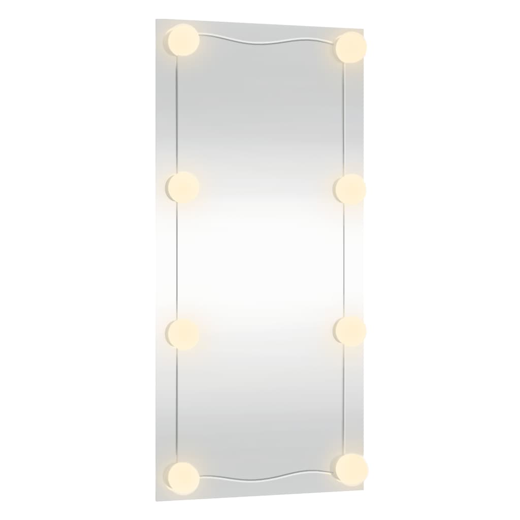 Wandspiegel met LED's rechthoekig 30x60 cm glas Spiegels | Creëer jouw Trendy Thuis | Gratis bezorgd & Retour | Trendy.nl