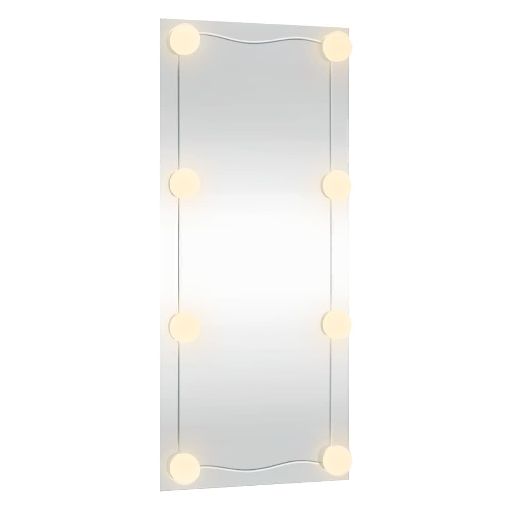 Wandspiegel met LED's rechthoekig 30x80 cm glas Spiegels | Creëer jouw Trendy Thuis | Gratis bezorgd & Retour | Trendy.nl