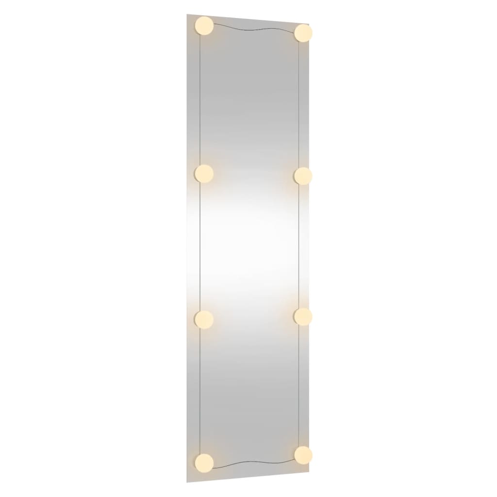 Wandspiegel met LED's rechthoekig 30x100 cm glas Spiegels | Creëer jouw Trendy Thuis | Gratis bezorgd & Retour | Trendy.nl