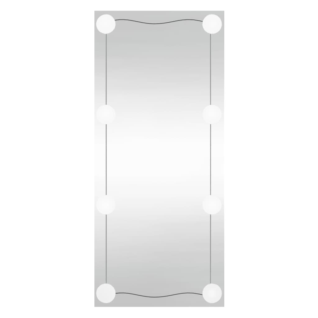 Wandspiegel met LED's rechthoekig 40x80 cm glas Spiegels | Creëer jouw Trendy Thuis | Gratis bezorgd & Retour | Trendy.nl