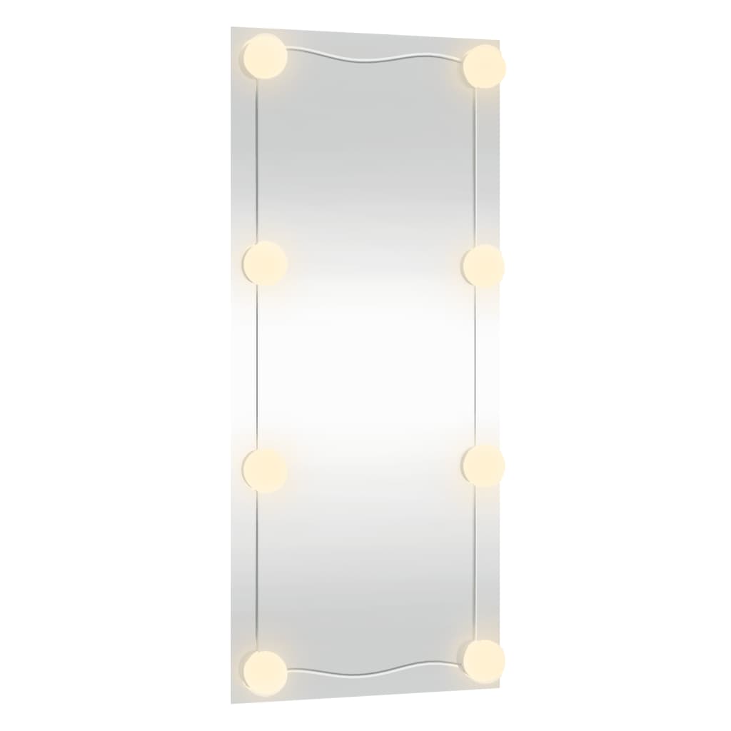 Wandspiegel met LED's rechthoekig 40x80 cm glas Spiegels | Creëer jouw Trendy Thuis | Gratis bezorgd & Retour | Trendy.nl