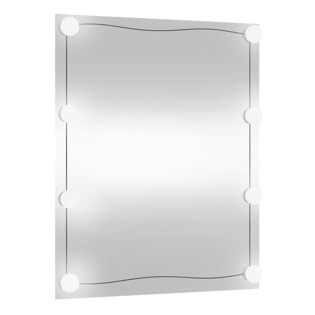 Wandspiegel met LED's rechthoekig 50x60 cm glas Spiegels | Creëer jouw Trendy Thuis | Gratis bezorgd & Retour | Trendy.nl