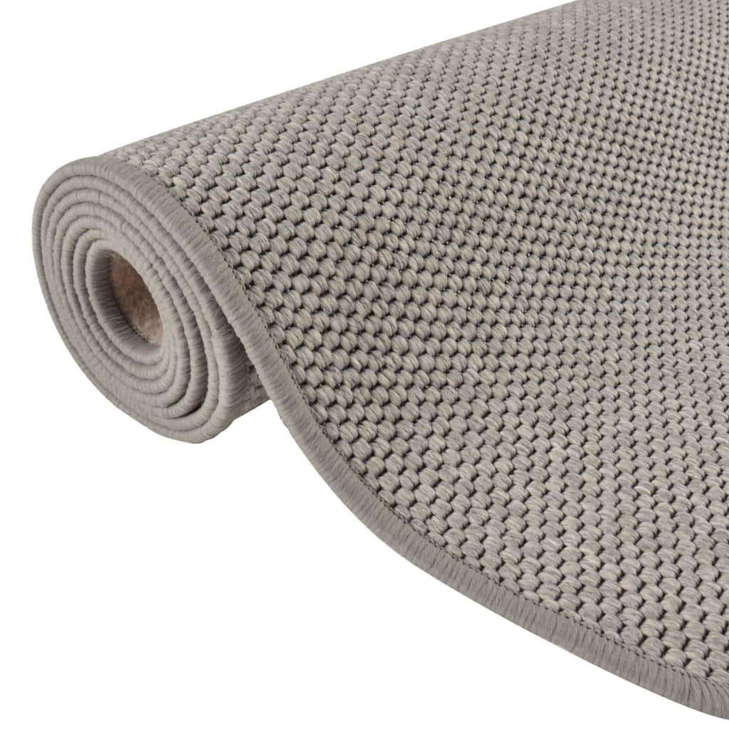 Tapijtloper 50x300 cm sisal-look zilverkleurig Vloerkleden | Creëer jouw Trendy Thuis | Gratis bezorgd & Retour | Trendy.nl