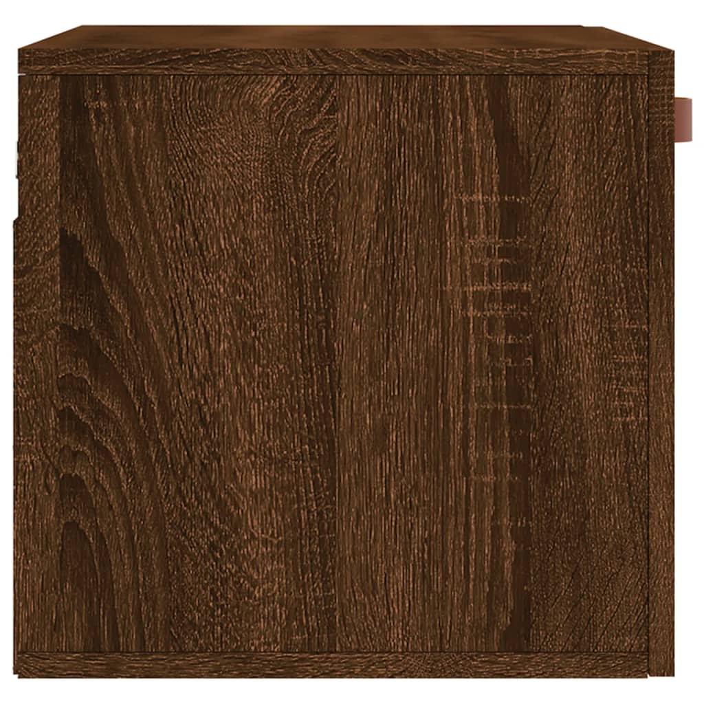 Wandkast 60x36,5x35 cm bewerkt hout bruin eikenkleur