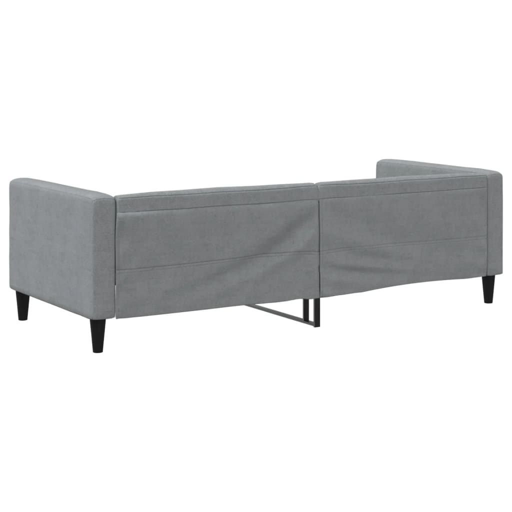 Slaapbank 90x190 cm stof lichtgrijs Bedden & bedframes | Creëer jouw Trendy Thuis | Gratis bezorgd & Retour | Trendy.nl