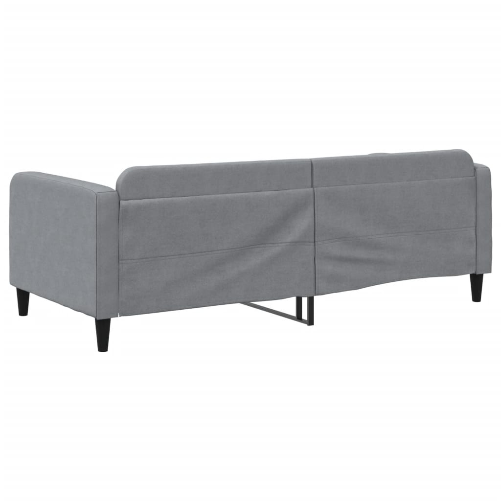 Slaapbank 90x190 cm stof lichtgrijs Bedden & bedframes | Creëer jouw Trendy Thuis | Gratis bezorgd & Retour | Trendy.nl