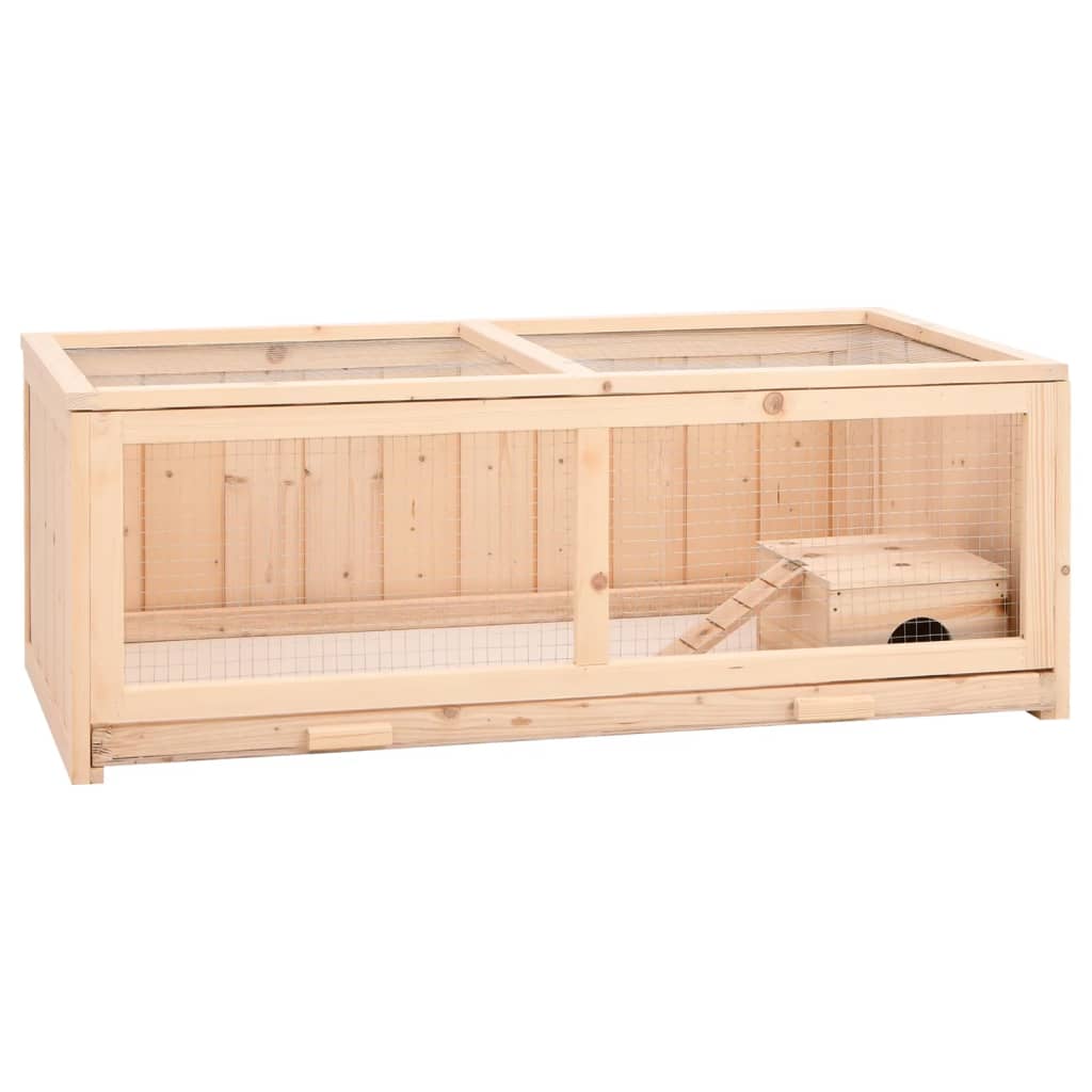 Hamsterkooi 104x52x38 cm massief vurenhout Kooien & hokken | Creëer jouw Trendy Thuis | Gratis bezorgd & Retour | Trendy.nl