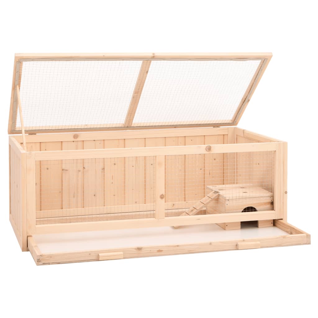 Hamsterkooi 104x52x38 cm massief vurenhout Kooien & hokken | Creëer jouw Trendy Thuis | Gratis bezorgd & Retour | Trendy.nl