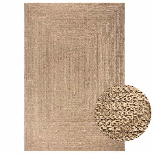 Vloerkleed 200x290 cm voor binnen en buiten jute look Vloerkleden | Creëer jouw Trendy Thuis | Gratis bezorgd & Retour | Trendy.nl