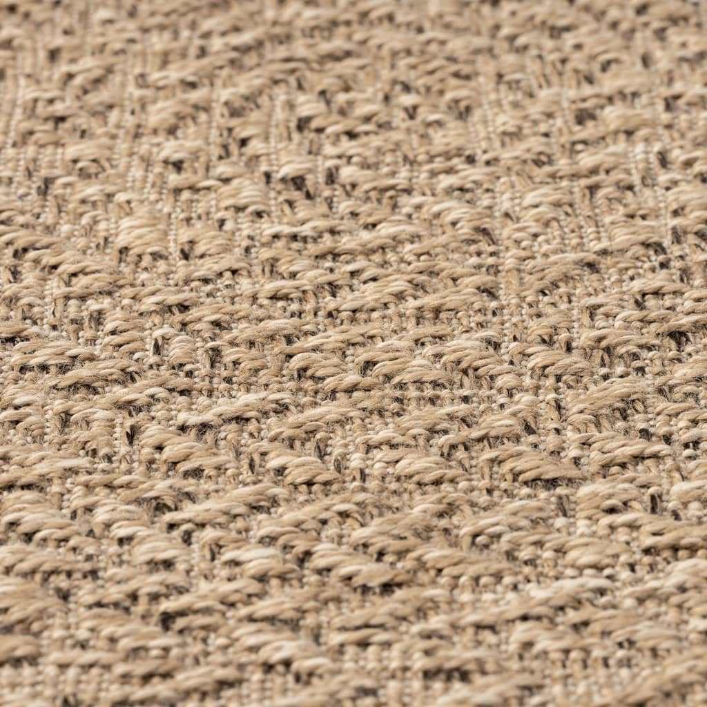 Vloerkleed 90 cm voor binnen en buiten jute look Vloerkleden | Creëer jouw Trendy Thuis | Gratis bezorgd & Retour | Trendy.nl