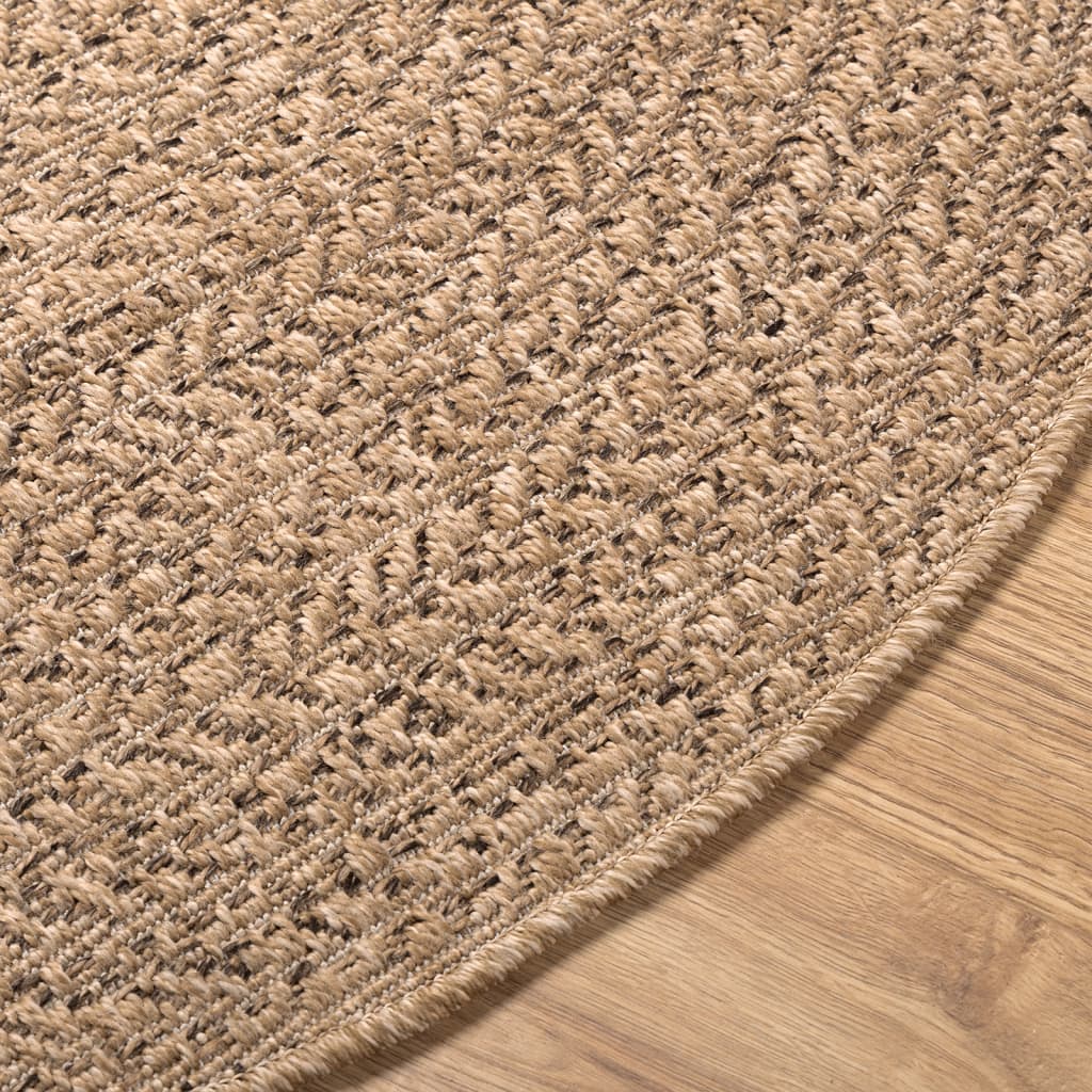 Vloerkleed 90 cm voor binnen en buiten jute look Vloerkleden | Creëer jouw Trendy Thuis | Gratis bezorgd & Retour | Trendy.nl