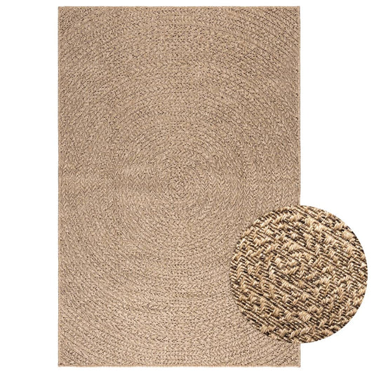 Vloerkleed 120x170 cm voor binnen en buiten jute look Vloerkleden | Creëer jouw Trendy Thuis | Gratis bezorgd & Retour | Trendy.nl