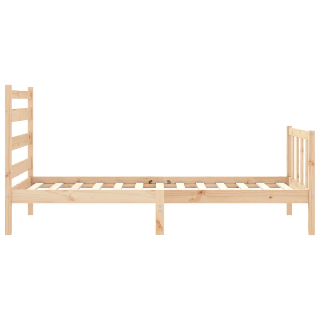 Bedframe zonder matras massief grenenhout 100x200 cm