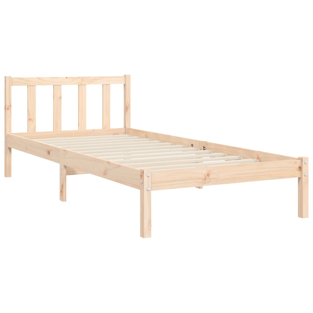 Bedframe zonder matras massief grenenhout 100x200 cm