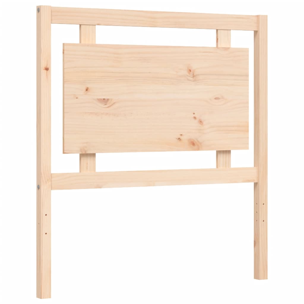 Bedframe met hoofdbord massief hout 90x190 cm Bedden & bedframes | Creëer jouw Trendy Thuis | Gratis bezorgd & Retour | Trendy.nl