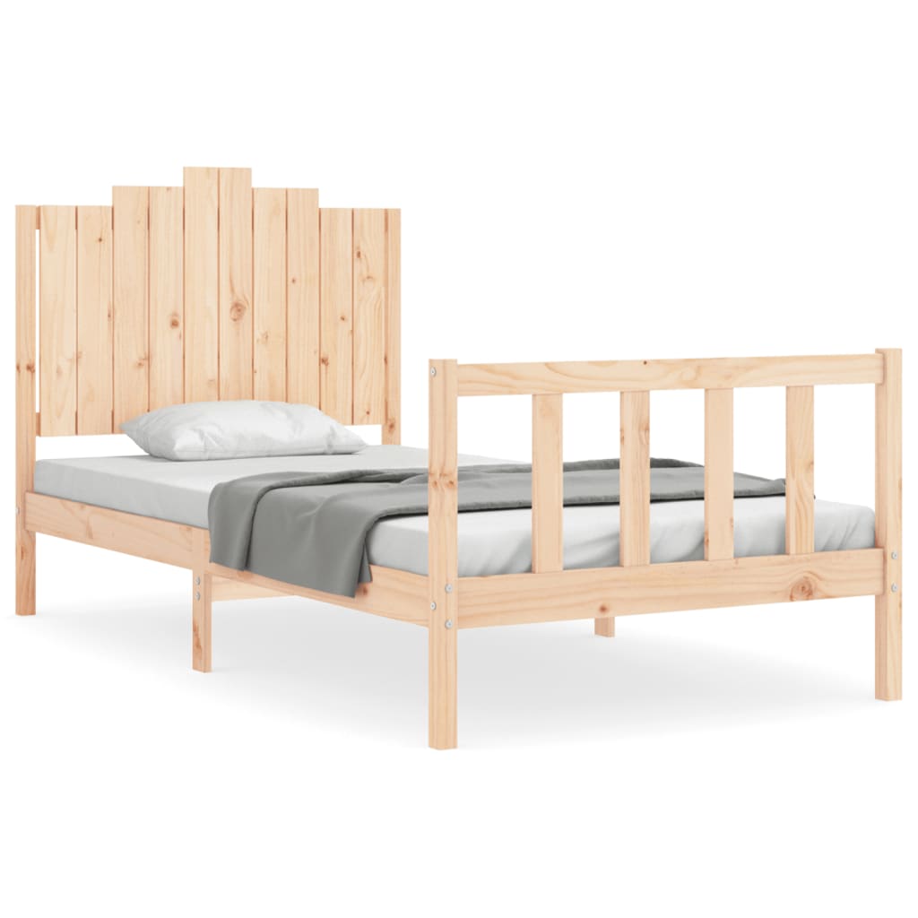 Bedframe zonder matras massief grenenhout 100x200 cm