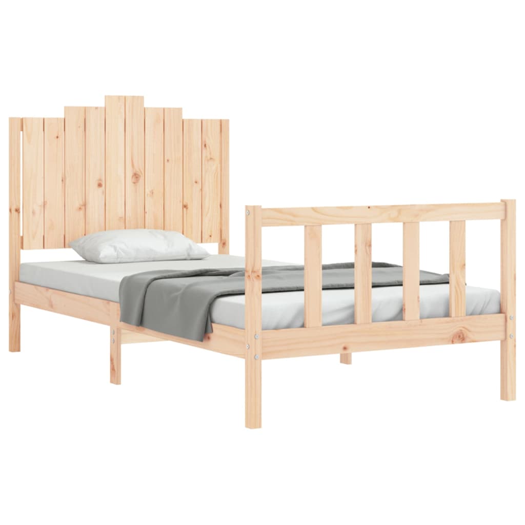 Bedframe zonder matras massief grenenhout 100x200 cm