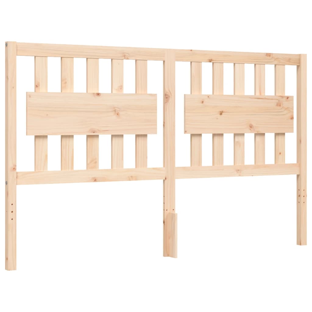 Bedframe met hoofdbord massief hout 160x200 cm Bedden & bedframes | Creëer jouw Trendy Thuis | Gratis bezorgd & Retour | Trendy.nl