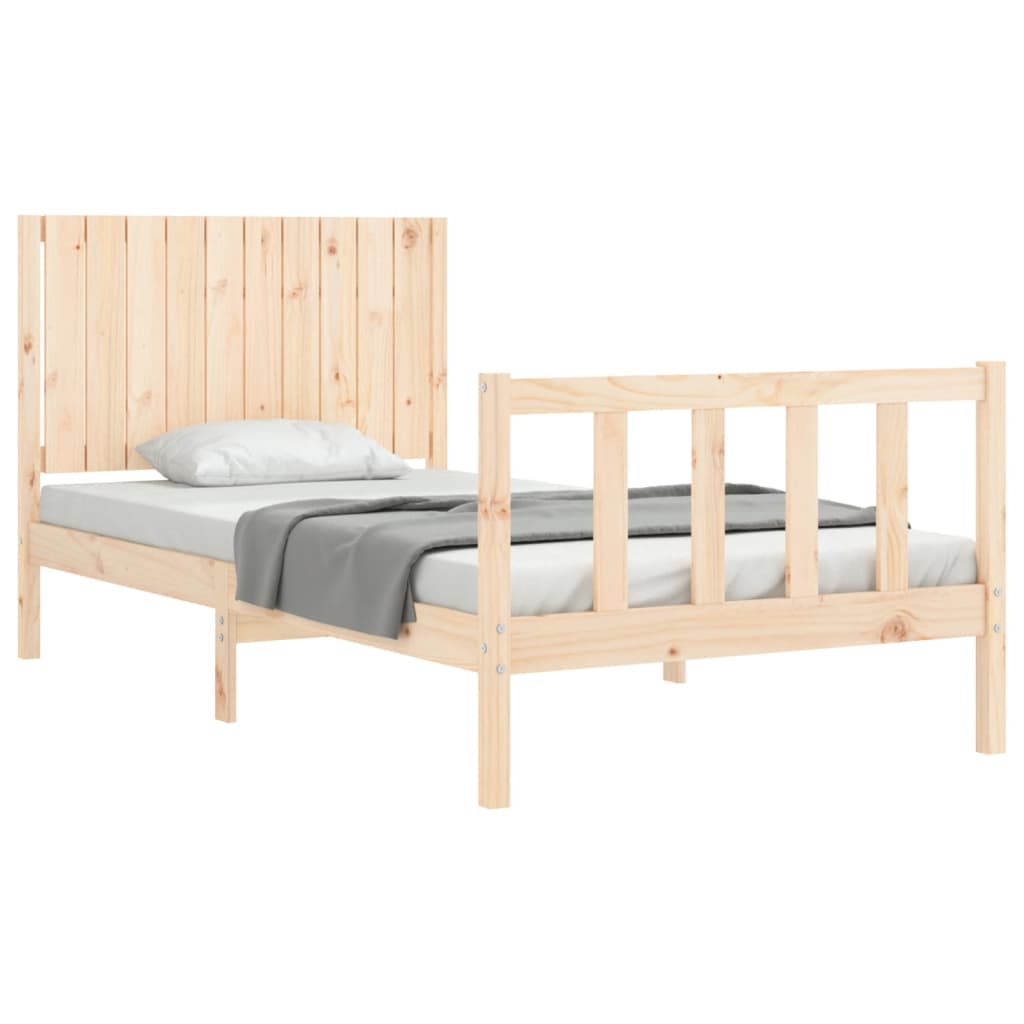 Bedframe zonder matras massief grenenhout 100x200 cm