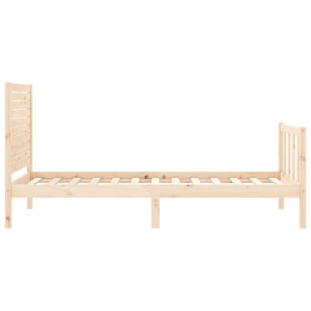 Bedframe zonder matras massief grenenhout 100x200 cm