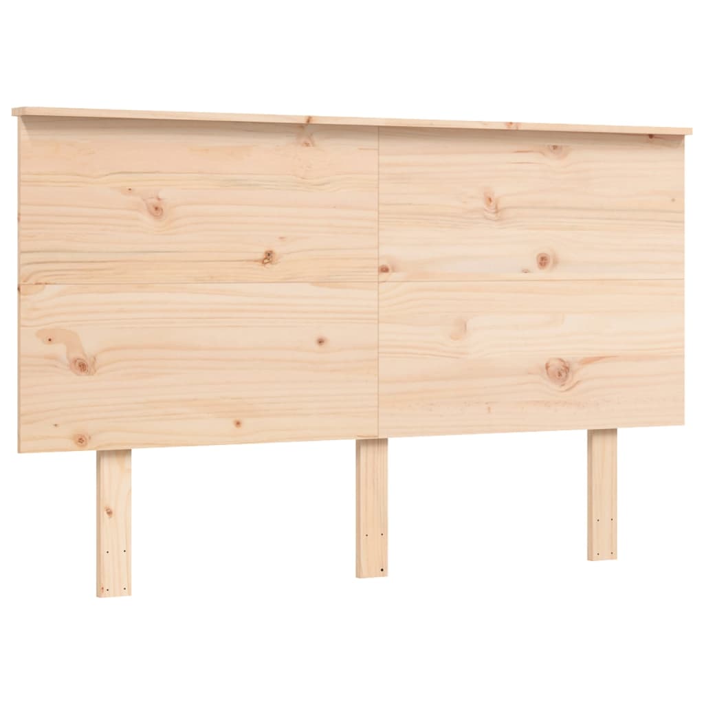 Bedframe met hoofdbord massief hout Bedden & bedframes | Creëer jouw Trendy Thuis | Gratis bezorgd & Retour | Trendy.nl