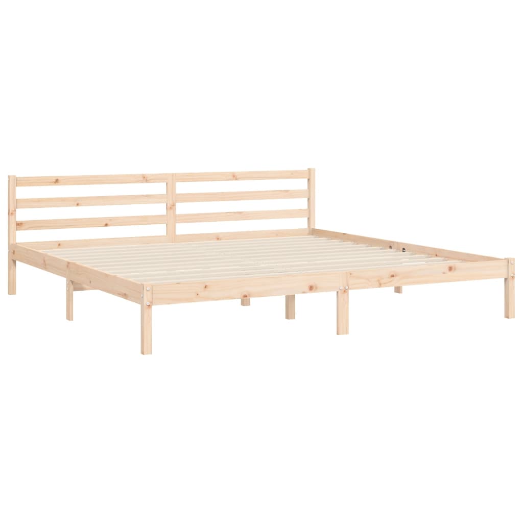 Bedframe met hoofdbord massief hout Bedden & bedframes | Creëer jouw Trendy Thuis | Gratis bezorgd & Retour | Trendy.nl