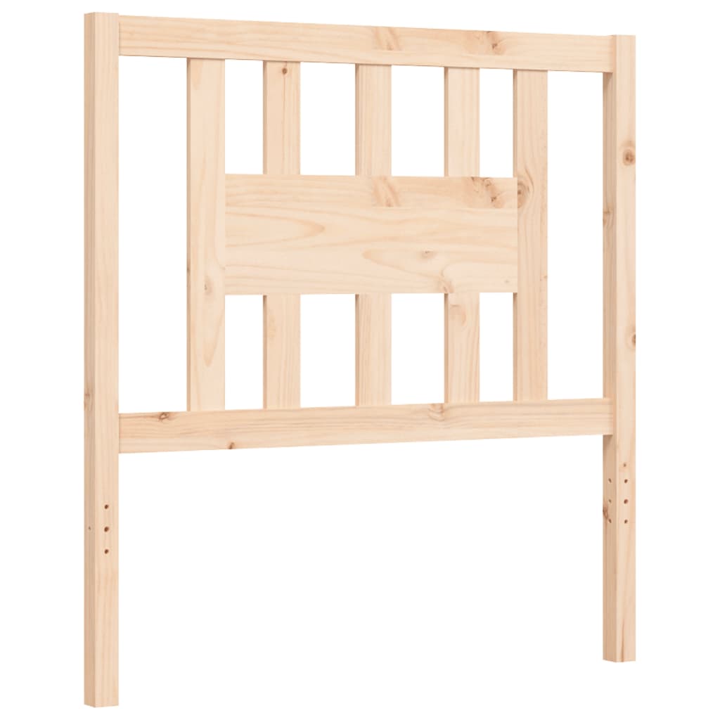 Bedframe met hoofdbord massief hout 100x200 cm Bedden & bedframes | Creëer jouw Trendy Thuis | Gratis bezorgd & Retour | Trendy.nl