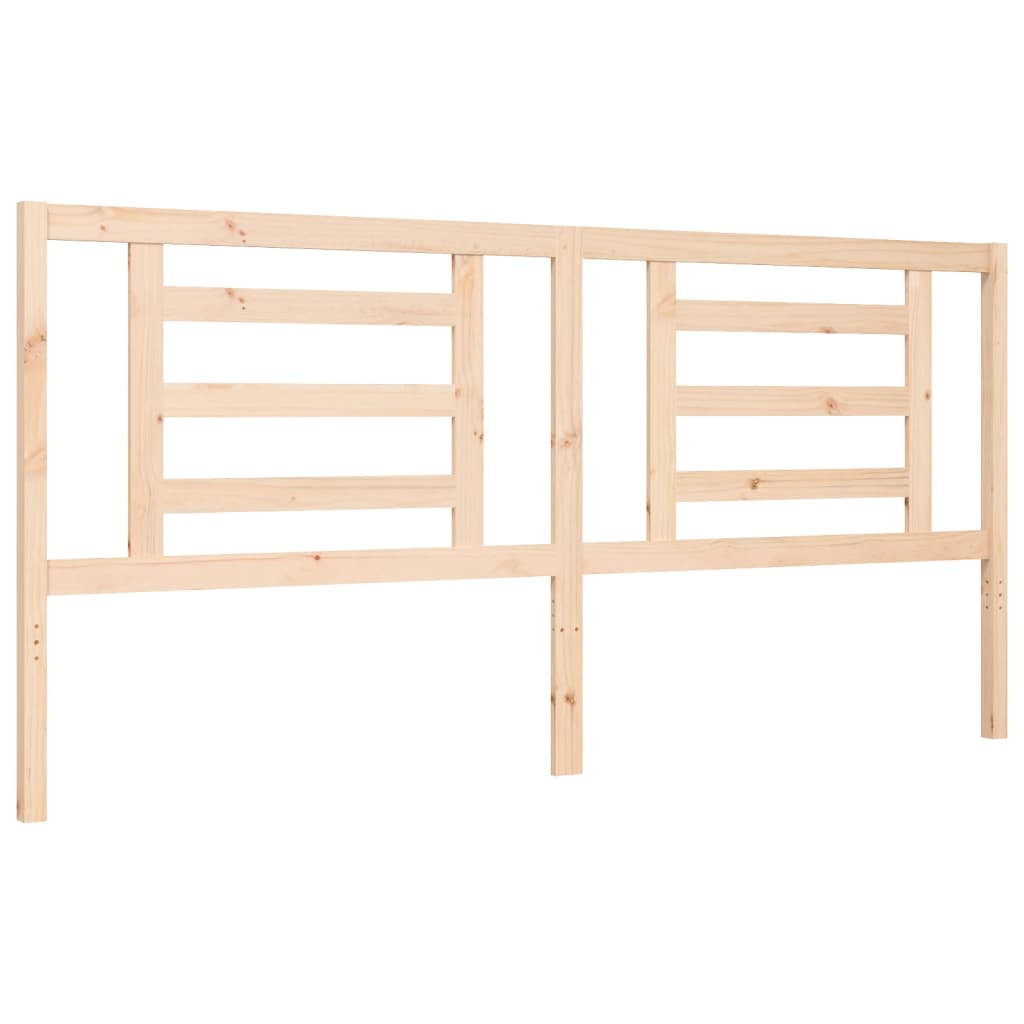 Bedframe met hoofdbord massief hout Bedden & bedframes | Creëer jouw Trendy Thuis | Gratis bezorgd & Retour | Trendy.nl