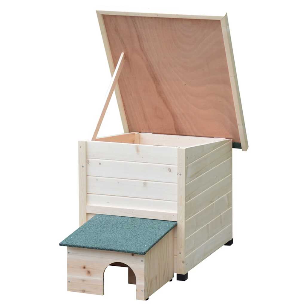 @pet Egelhuis XL 53x65x52cm Hout Wit