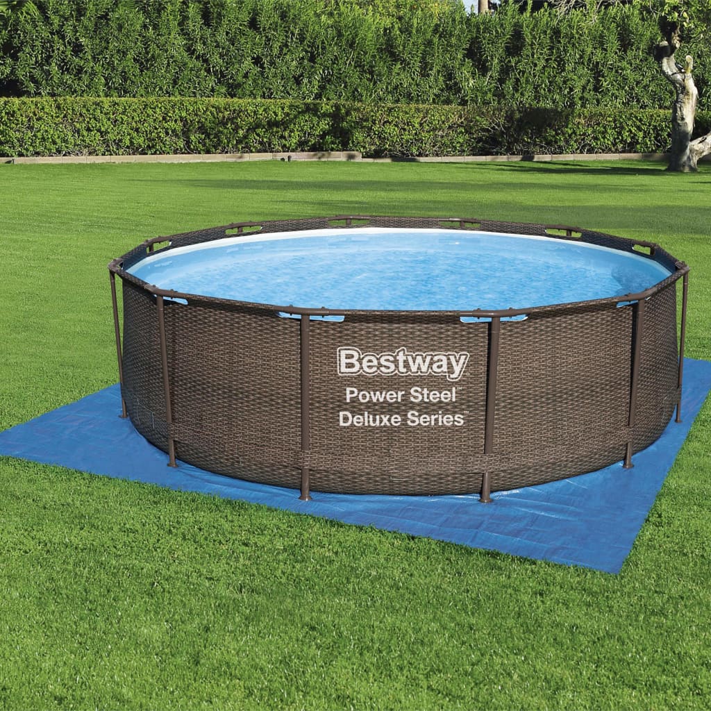 Bestway Flowclear Zwembadgrondzeil 396x396 cm Zwembadhoezen & grondzeilen | Creëer jouw Trendy Thuis | Gratis bezorgd & Retour | Trendy.nl